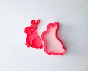 Cortador com carimbo Capivara de Páscoa