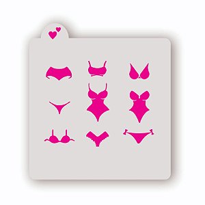 Estêncil Lingerie