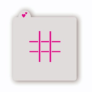 Estêncil Base Jogo da velha