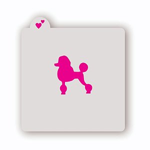 Estêncil Poodle