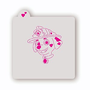 Estêncil Marshal Patrulha canina