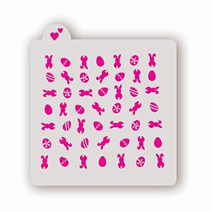 Estêncil Fundo Páscoa