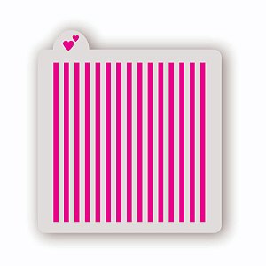 Estêncil Fundo Linhas