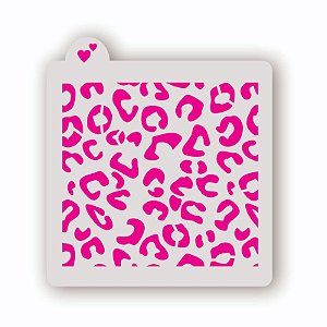 Estêncil Fundo Onça