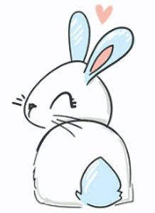 Estêncil Coelho Fofo