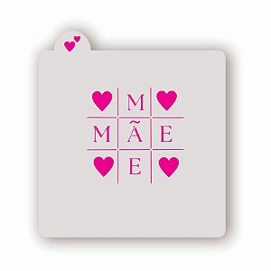 Estêncil Jogo Da Velha Mãe