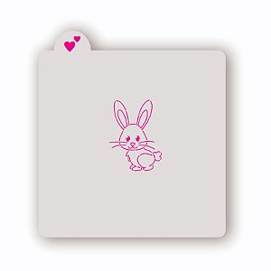 Estêncil Coelho Lindinho