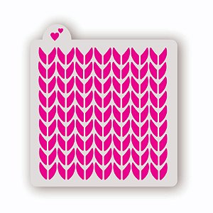 Estêncil Fundo Textura Sueter Grande