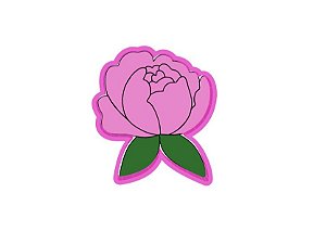 Cortador de Biscoito Flor Peonia