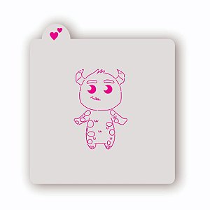 Kit Estêncil Monstros S.A.