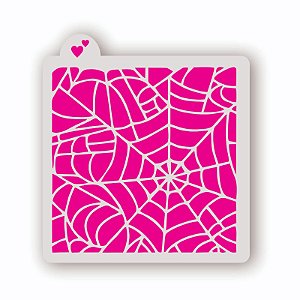 Estêncil Fundo Teia