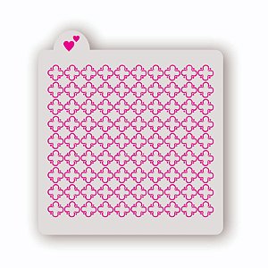 Estêncil Fundo Azulejinhos