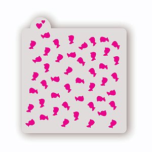 Estêncil Fundo Ken Misturado