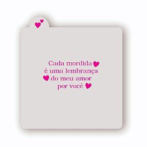 Estêncil Cada mordida