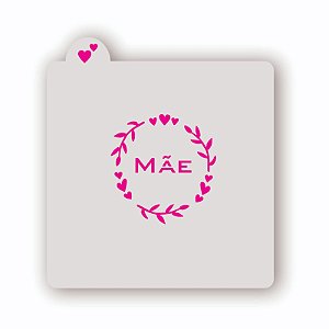 Estêncil Mãe com Raminhos