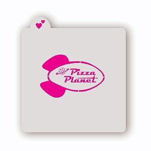 Estêncil Pizza Planet