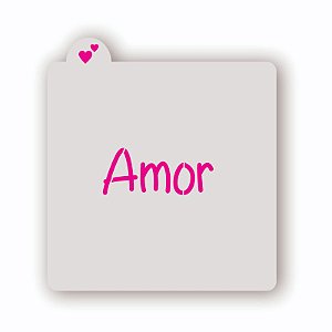 Estêncil Amor