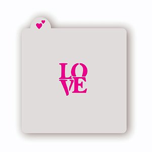 Estêncil LOVE