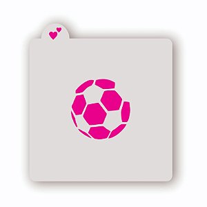 Estêncil Bola de Futebol