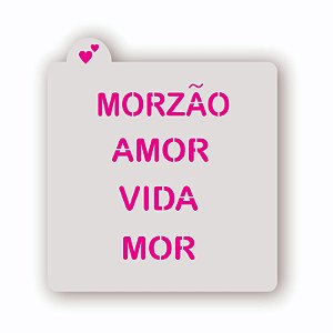 Estêncil Apelido Carinhoso