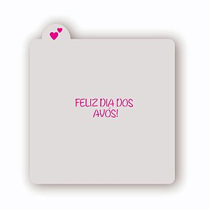Estêncil Feliz Dia dos Avós  A
