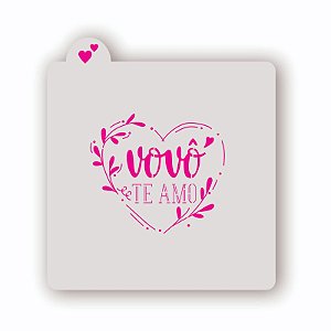 Estêncil Vovô te amo