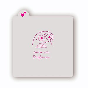 Estêncil Lute como um Professor