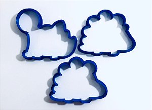 Kit Cortador de Bolacha dino festa