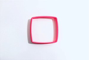 Cortador de bolacha quadrado abaulado