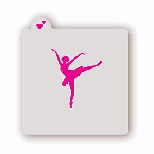 Estêncil Bailarina 1