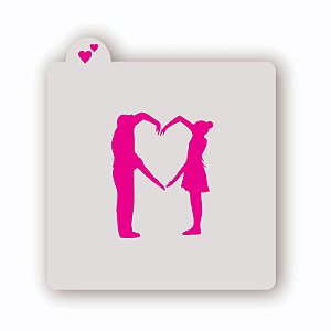 Estêncil Casal 2