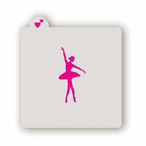 Estêncil Bailarina 2
