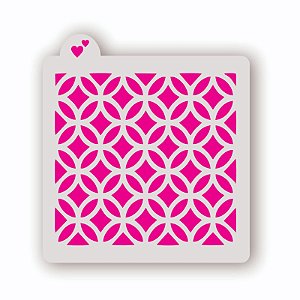 Estêncil Fundo Formas