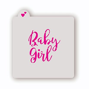 Estêncil Baby Girl
