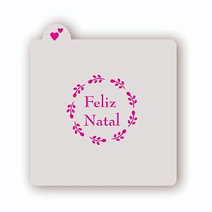 Estêncil Feliz Natal