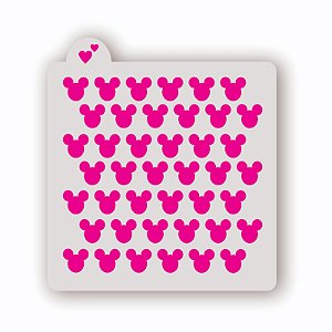 Estêncil Fundo Mickey Mouse