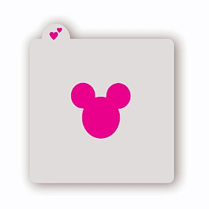 Estêncil Silhueta Mickey Mouse