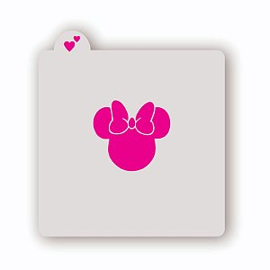 Estêncil Silhueta Minnie Mouse
