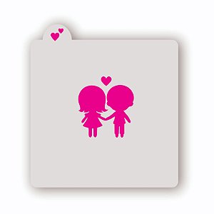 Estêncil Casal 3