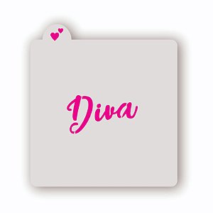 Estêncil Diva