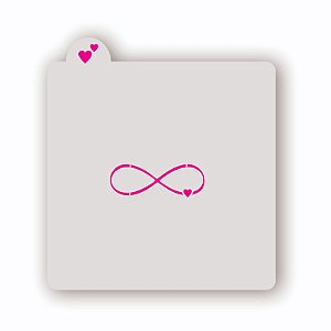 Estêncil Infinito love