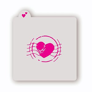 Estêncil Selo do Amor