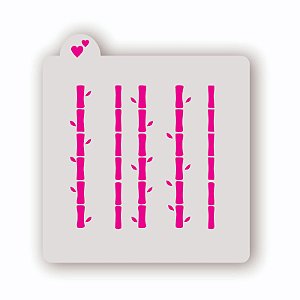 Estêncil Fundo Bambu