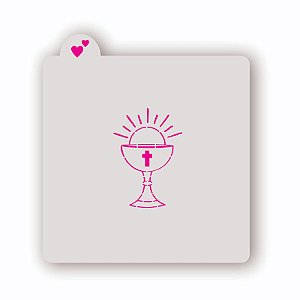 Estêncil Cálice de Comunhão