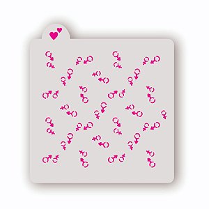 Estêncil Fundo Gêneros