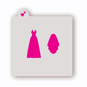 Kit Estêncil Vestidos de Noiva