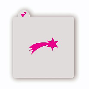 Estêncil Estrela de Natal