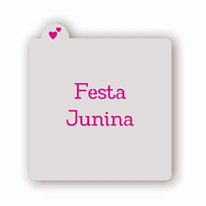Estêncil Festa Junina