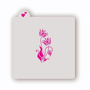 Estêncil Flores 2