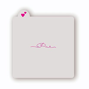 Estêncil Pai Detalhes